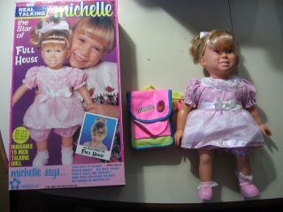   Talking Michelle doll, from Full House, w/box, manual, works great