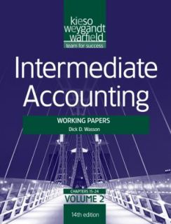 Intermediate Accounting Vol. 2 by Terry D. Warfield, Donald E. Kieso 