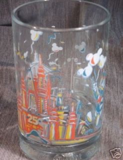 disney world 25th anniversary glass in Mugs, Glasses