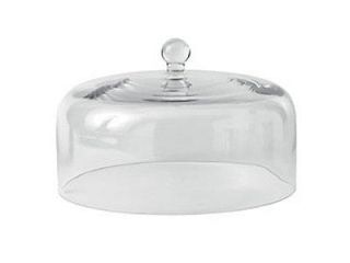 35 mm.Glass Cake Stand with Domed Dollhouse Miniatures