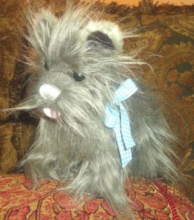 WIZARD OZ DOROTHY DOG TOTO CAIRN TERRIER RUBIES COSTUME PLUSH 1999 