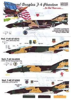 Print Scale 1/72 McDONNELL DOUGLAS F 4 PHANTOM II IN VIET NAM