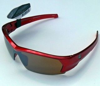Ryders Eyewear EyeBolt ADR Sunglasses Red Frame/Brown Flash Mirror 