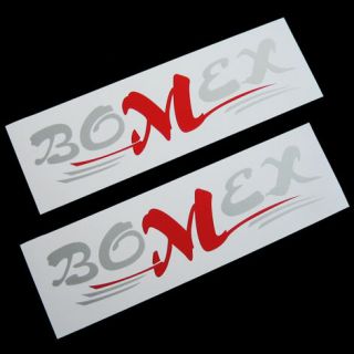 BOMEX JDM racing Drifting decals stickers tune set up super GT carbon 