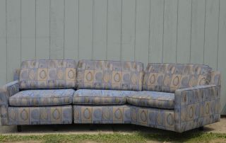   Modern Harvey Probber sectional 2 piece sofa vintage dunbar design