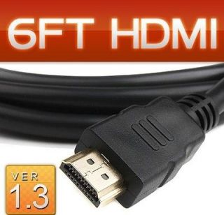   1080p Gold HDMI 1.3 Cable 6 FT for HDTV Blue Ray DVD HD Video Media E8