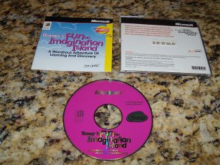 BARNEYS FUN ON IMAGINATION ISLAND REPLACEMENT GAME DISC ONLY PC CD 