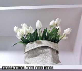 pcs Simulation tulip artificial flowers decoration white
