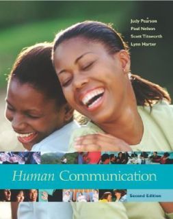 Human Communication by Judy C. Pearson, Lynn Harter, Paul E. Nelson 