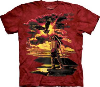 New GIFT OF EAGLE FEATHER INDIAN T Shirt