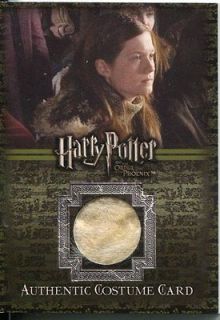 Harry Potter OOTP Update Costume Card C7 Ginny Weasley #623 Thick Fur 