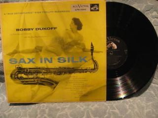 BOBBY DUKOFF Sax In Silk LP VG+ Orig. 1954 RCA