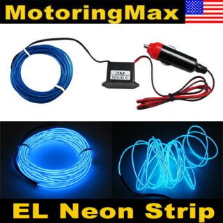   Glow Lighting Strip + Charger For Car Interiror Deco (Fits Eclipse