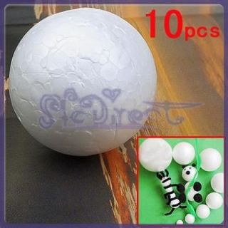 CHRISTMAS PROJECT DIY Craft Modelling 10 LOT Polystyrene Foam Balls 