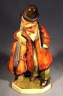 XEJJ7 USED FRIEDEL FIGURINE MUSIC MAN VINTAGE GERMAN 1950 s