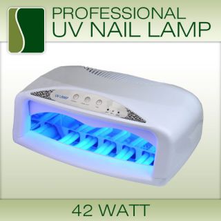 Salon Edge 42W Nail UV Lamp Acrylic Light FAN Dryer Salon Curing 