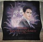   Dawn Movie Fleece Gift Blanket Team Edward Cullen Twilight Saga NIP