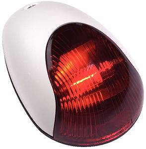   Vertical Mount Sidelight White Cover Red Lens 2 Nautical Mile 3834R7