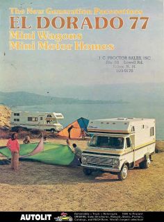 1977 El Dorado Mini Motorhome RV Brochure