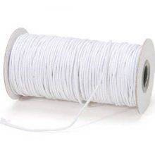 M00414 MOREZMORE Round Elastic Cord Ball Jointed Doll BJD 2 mm White 