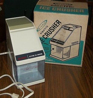 Vtg Rival Electric Ice Crusher Model 840 in Box Compact Portable 