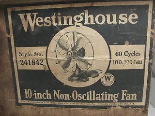 antique westinghouse fan in Electric Fans