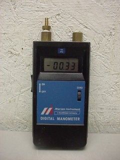 Meriam Instrument Digital Manometer D0100P 100 psig
