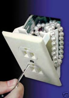 New Hidden Safe Wall Plug Outlet (Fake Socket) Stash