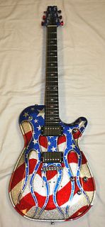 GMP Stars & Stripes Roxie Electric Guitar