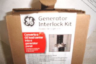 General Electric Electrical Panel Generator Transfer switch kit GE 