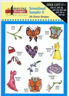 SENSATIONAL SAMPLER (ADCP0207)   Machine Embroidery Designs by 