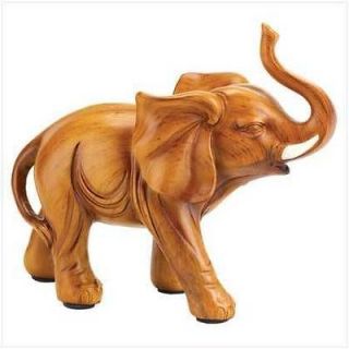 LUCKY ELEPHANT FIGURINE Animal Art Sculpture Statue NEW