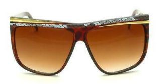 NEW HOT VINTAGE STYLE SNAKE ELECTRO JUNO SUNGLASSES BROWN TORTOISE 80 