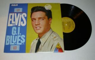 ELVIS PRESLEY G.I. Blues Canadian Yellow Label LP NM