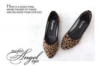 Brand New Womens Classic Casual Flat Shoes Leopard 2 Color