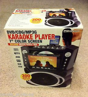 Emerson Karaoke GF827 DVD / CDG / +G Karaoke, Video & Music Player 