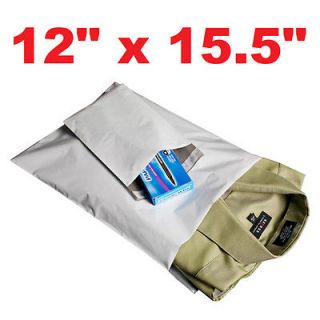 10 12x15.5 WHITE POLY MAILERS SHIPPING ENVELOPES BAGS