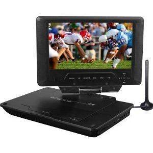 Envizen Digital Duo Box II 7inch LCD Portable TV DVD Player, ED8870A 