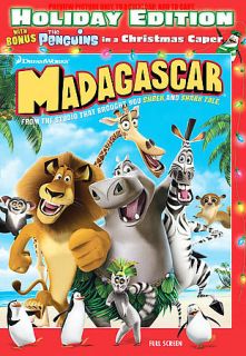Madagascar DVD, 2008, Holiday O Sleeve Full Frame