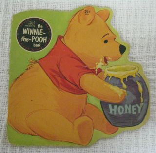 Vintage 1964 WINNIE THE POOH Golden Shape Book Walt Disney No. 5927