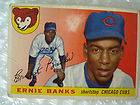 1955 Topps #28 Ernie Banks Chicago Cubs Hall of Famer HOF Mr. Cub