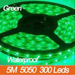 Wonderful Green 5M SMD 5050 300 Leds Car Strip String Light Waterproof 