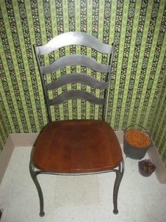 Ethan Allen Legacy Collectors Classic Metal Side Chair 6440 with Maple 
