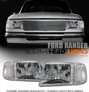   Clea​r Corner Lights w/ Amber 93 97 Ranger (Fits Ford Ranger 1996
