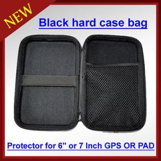 Black EVA Hard case bag cover for 6.0 7.0 Inch GPS or PAD or tablet