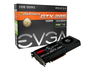EVGA NVIDIA GeForce GTX 285 01GP31285AR 1 GB DDR3 SDRAM PCI Express 2 