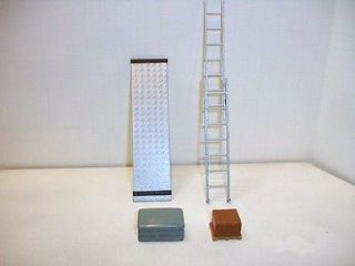   toy collectible loading ramp and extension Ladder brick and mortar