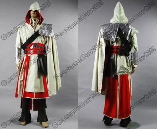 Assassins Creed Brotherhood Ezio Cosplay Costume Set