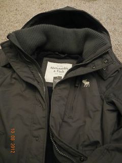 NWT Abercrombie Mens All Season Weather Warrior Jacket with Hood Size 