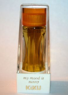 RARE KIKU by FABERGE COLOGNE 1/2 OZ IN LUCITE CASE